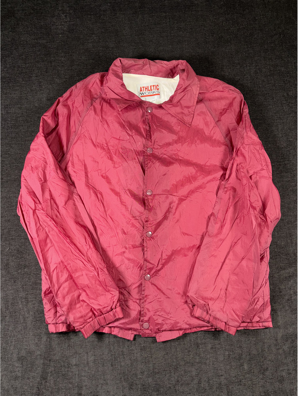 Athletic Works Men's Nylon Jacket with Cotton Lining Size M
